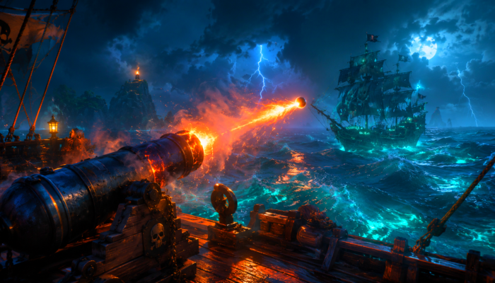 دليل استخدام المدافع في Sea of Thieves: كيف تصيب أهدافك من مسافات بعيدة؟