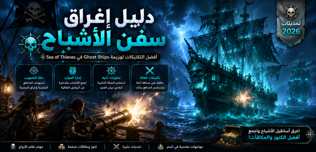 استراتيجيات إغراق سفن الأشباح في Sea of Thieves: دليل القراصنة المحترفين