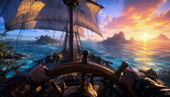 احتراف قيادة السفن في Sea of Thieves